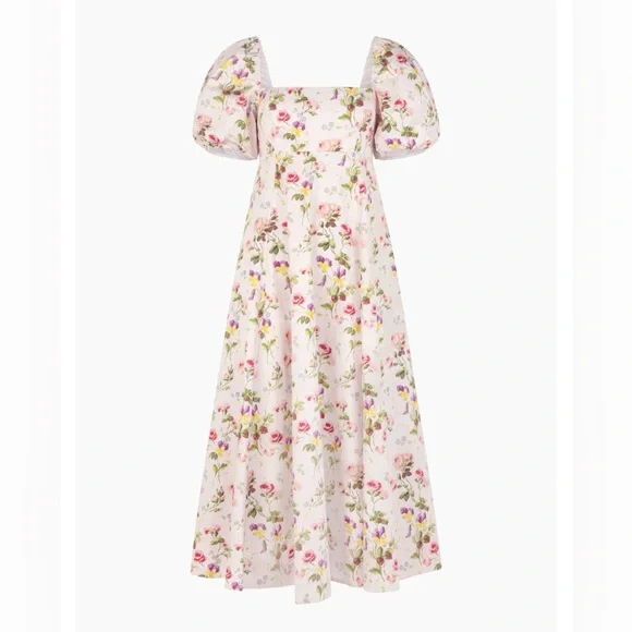 Hill House Matilda dress pink bluebonnet size M - Picture 2 of 13